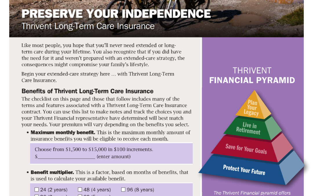 Thrivent Financial Brochure for Oregon